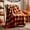 Orange & Black, variant on Halloween Blanket for Decor & Gift, Orange and Black Buffalo Plaid Blanket for Couch, Soft & Warm Fleece for Women Men, 50"x60"