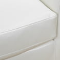 thumbnail image 4 of Chaise Club Pivotante en Simili Cuir Souta, Ivoire, 4 of 6