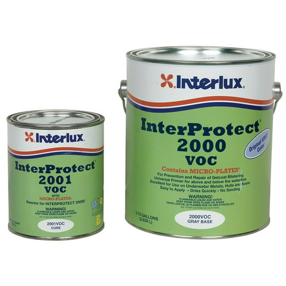 Interlux Yacht Finishes / Nautical Paint Interprotect Grey Barrier Coat Y2000VO