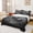 Black Grey 01, variant on Feelyou Fire Water Multisport Queen Sheets for Boys, Lightning Basketball Baseball Soccer Queen Sheet Sets, 4-Piece, 1 Flat Sheet, 1 Fitted Sheet and 2 Pillowcases