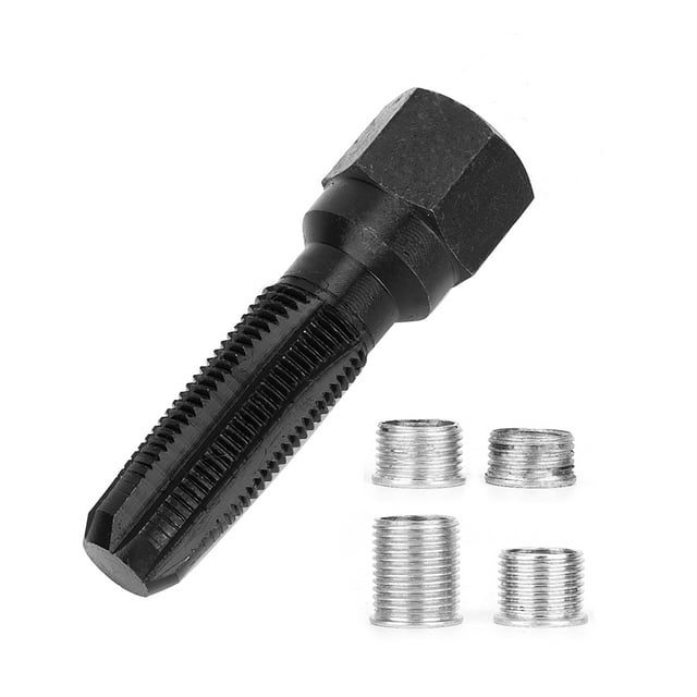 Oubit Thread Repair Tool,14mm M14*1.25 Steel Spark Thread Regenerator Thread Repair Tool Set Ultimate Reliability