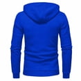 thumbnail image 5 of Gubotare Teen Boys Zip up Hoodies Plain Thick Cargo Hoodie Sweatshirts Youth Kids Fleece Warm Jacket Outwear with Pockets (Blue, 12-13 Years), 5 of 5