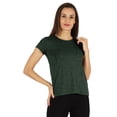 thumbnail image 1 of Inkmeso Solid Short Sleeve Basic T-Shirt For Womens Patch Pocket Casual Summer Basic Top, 1 of 7