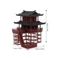 thumbnail image 2 of Miniature Pavilion Statue For Aquarium Mini Aquarium Pavilion Landscaping Ornament Garden Bonsai Pavilion Statue Fish Tank Decoration, 2 of 4
