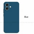 thumbnail image 1 of For iPhone 16 Case For iPhone 16 Plus 16 Pro Max Cover TPU Shockproof Liquid Silicone Phone Case Protective Cover For iPhone 16 Blue For iPhone 16 Pro, 1 of 6