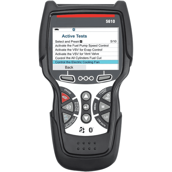 5610 OBD2 Bidirectional Scan Tool, Professional Automotive Diagnostic Scanner with Enhanced Live Data, ABS SRS Transmission Diagnostics, Special Reset Functions, Free Updates, 3.5" Screen