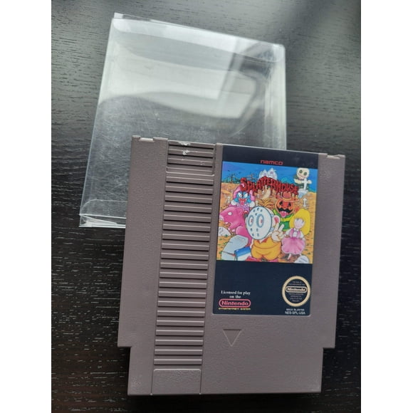 Original SPLATTERHOUSE - NES (1990 Nintendo Entertainment System) 72 Pin 8 Bit Video Game Cartridge + Protector GREAT SHAPE