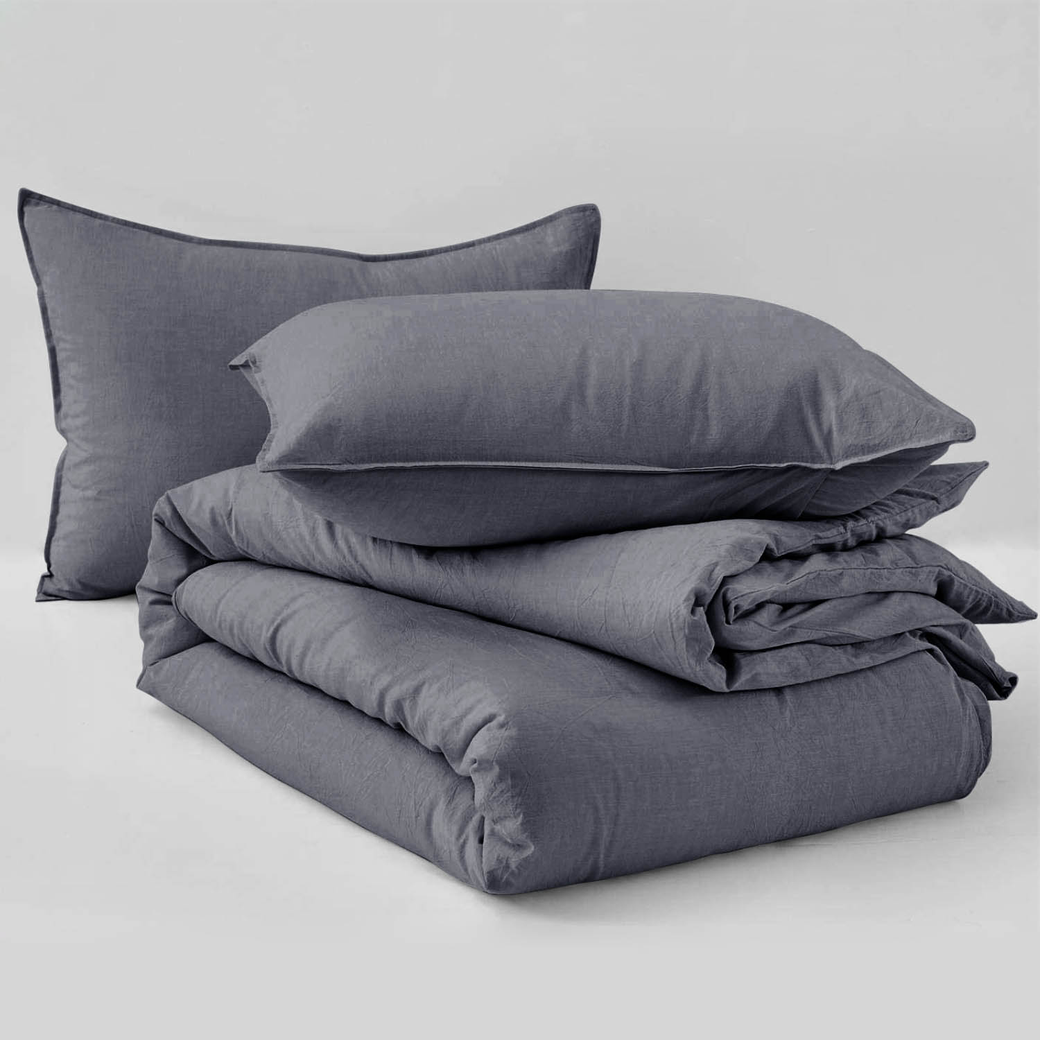 SORMAG Duvet Cover Set Queen Dark Grey photo 7