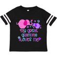thumbnail image 3 of Inktastic My Great Grandma Loves Me- Cute Elephants Boys or Girls Toddler T-Shirt, 3 of 5