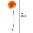 thumbnail image 2 of 12 pcs Artificial Flowers Purple Faux Ball Chrysanthemum Bouquet Flowers Wedding Bouquet for Home Garden Party Wedding Decoration, 2 of 5
