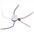 thumbnail image 3 of 1 Uds Interruptor de Luces Ventilador Techo ZingEar ZE-208S E89885 3 Velocidades 4 Cables Cadena TraccióN, Ventilador, Bronce, 3 of 5