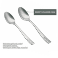 thumbnail image 3 of 20-Piece Flatware Set for 4, Stainless Steel Silverware Set with Knives, Spoon, Fork, Modern Kitchen Utensil Set, Dishwasher Safe, 3 of 8