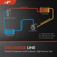 thumbnail image 5 of A-Premium A/C Discharge Hose Compatible with Hummer H3 2006-2010 H3T 2009-2010 3.5L 3.7L, 5 of 8