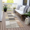 thumbnail image 3 of Dalyn Rugs Machine Washable Indoor/Outdoor Chantille Brown 2'3" x 7'6" Runner Rug, 3 of 7