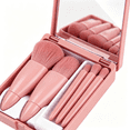 thumbnail image 7 of RAGUPEL 2026 New Easy-Taken Travel Makeup Brush Set, 5Pcs Mini Complete Function Cosmetic Brushes Kit for Travel, On-The-Go Makeup, Daily Touch-Ups, Compact Storage., 7 of 7