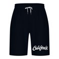 thumbnail image 5 of Mens Casual Shorts Lace-Up Elástico Cintura Bolsillo Ejercicio Fitness Hogar Pantalones de Media Longitud para Diario, 5 of 5