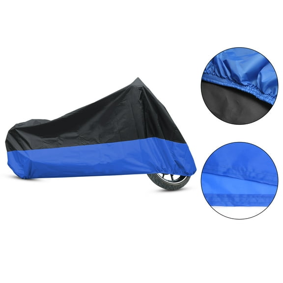 REGALWOVEN Motorcycle Cover Custom for Harley-Davidson Electra Glide 65-14 Against Sun Size XXXL Black 1PC