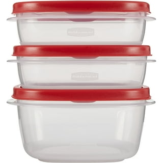 Rubbermaid Easy Find Lids Tabs Food Storage Container, 16-Piece Set, Clear  with Red Tabs - Bed Bath & Beyond - 32533935