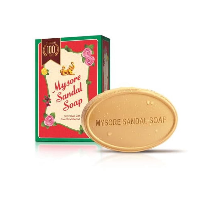 Jabón para sandalias Soap Mysore, paquete de 4 unidades, 75 g