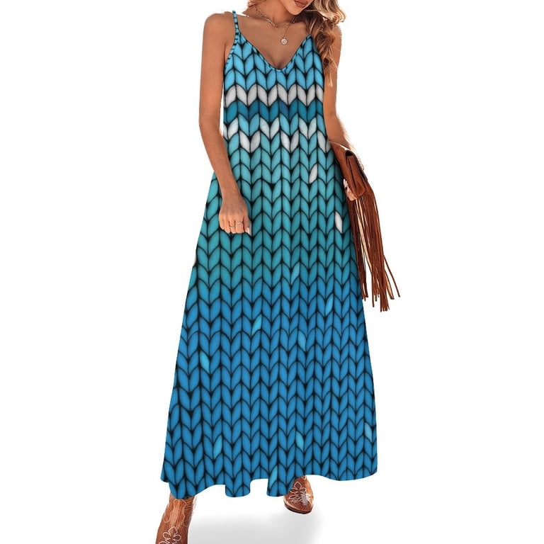 Aquamarine Knit Sleeveless Dress dress for woman summer women's suit clothing women summer women's fashion dresses - Walmart.com Aquamarine Knit Sleeveless Dress dress for woman summer women's suit clothing women summer women's fashion dresses - Walmart.com