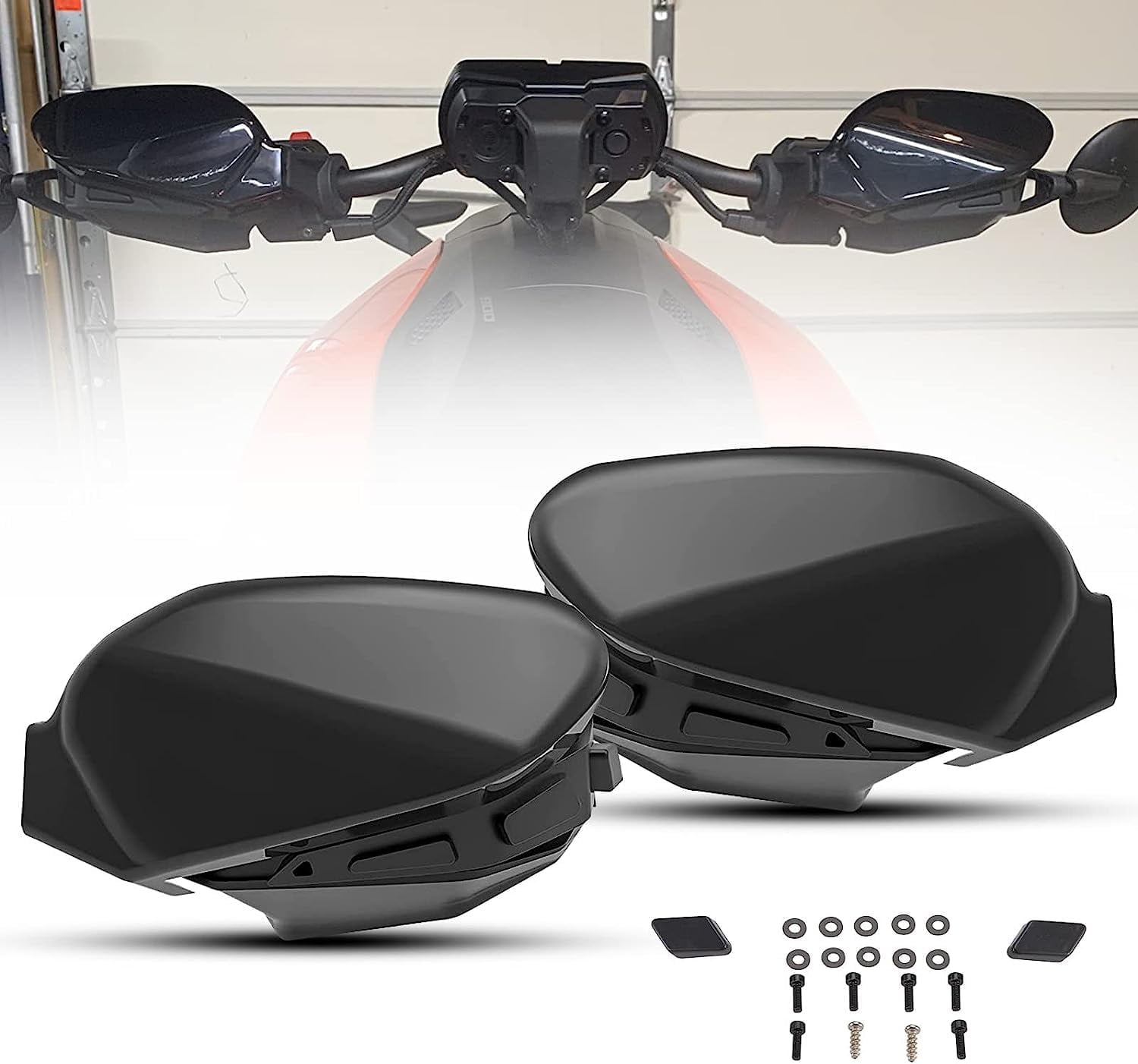 Acerbis X-Power Case Saver Kit Black - Motorcycle Engine Protection 2709760001