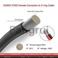 thumbnail image 3 of For 12awg Xt60i Female To O Ring Connector For Rc Battery 100cm, 3 of 5