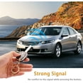 thumbnail image 4 of HAHDAXIA for Honda Key Fob Cover with Bling Keychain, 4 Buttons Soft TPU Keys Shells Black Gold Key Fob Protector Compatible with Honda Accord Accord Crosstour Civic CR-V Pilot Element (R-Hod, 4 of 6
