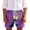 A03-Purple, variant on LEKWK Boys Girls Swim Trunks Kids Funny Face Quick Dry Board Shorts Drawstring Elastic Waist Bathing Suits with Pockets Summer Beach Vacation Swimsuit 5-14Y