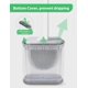 thumbnail image 2 of Escobilla de baño de silicona, 2 unidades, con soporte antibacteriano para escobilla de baño, color blanco, 2 of 5