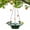 Green, variant on Blue Solar Powered Hanging Bird Bath Fountain Outdoor Garden Patio Decor 12.6 Inch Height