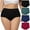 Regular Color, variant on Loritta Womens Panties Plus Size Underwear for Women High Waisted Cotton Panties Full Coverage Briefs for Ladies, 4 Pack, XL-5XL