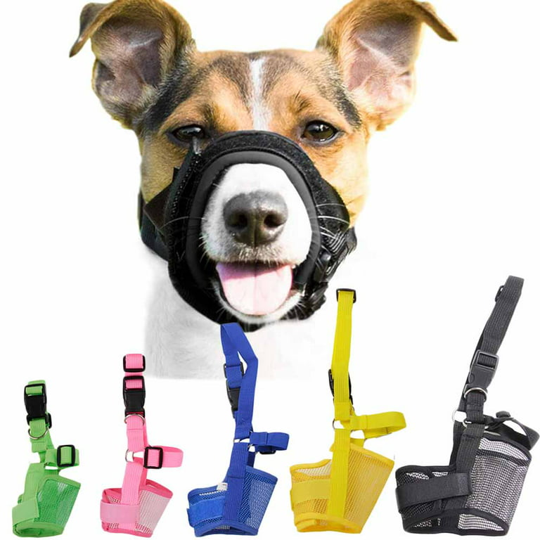 Anti-Biting and Chewing Silicone Dog Mouth Guard Soft Muzzle for