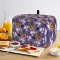 thumbnail image 2 of Halloween Toaster Cover 2 Slice, Orange Pumpkin Funny Ghost Black Cat Purple Dustproof Bakeware Oven Protector with Top Hook, Waterproof Small Kitchen Appliance Toasters Dust Cover, 12"x7.5"x8", 2 of 7