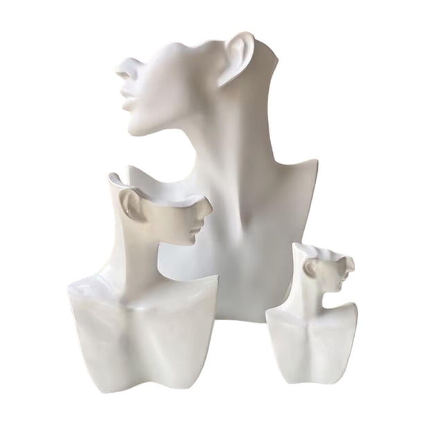 3 piezas de soporte de exhibición de joyas, maniquí, soporte para pendientes para exhibición de joyas en tienda