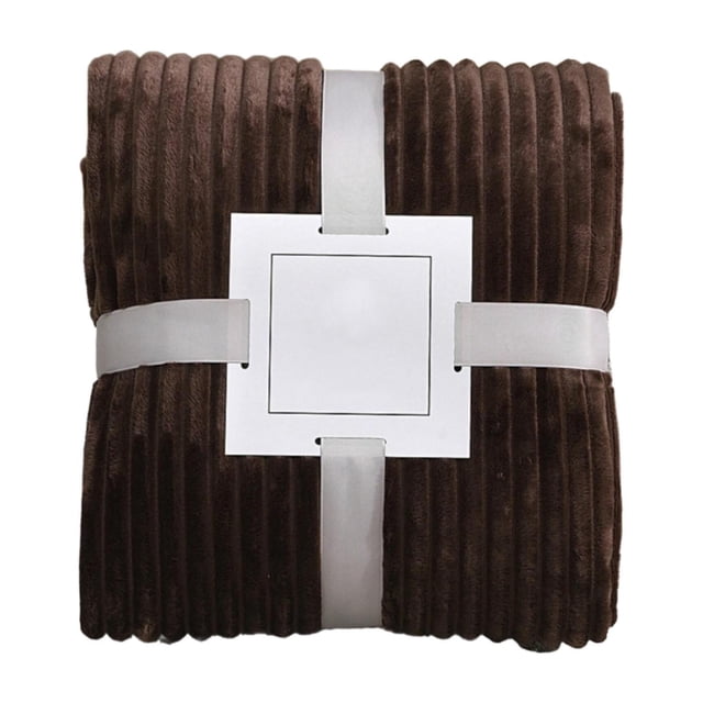 Cooling Blankets Plush Solid Color Fleece Blanket with Vertical Stripes Breathable & Lightweight 39x59IN Rest Cooling Comforter Couch Blankets And Throws Oversized Summer Items for Housewarming