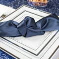 thumbnail image 7 of Fun Express White with Silver Square Edge Rim Plastic Dinnerware Value Set (120 Dinner Plates + 120 Salad Plates), 7 of 7