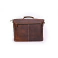 thumbnail image 2 of Handmade Brown Leather Laptop Bag With 2 Pockets., 2 of 4