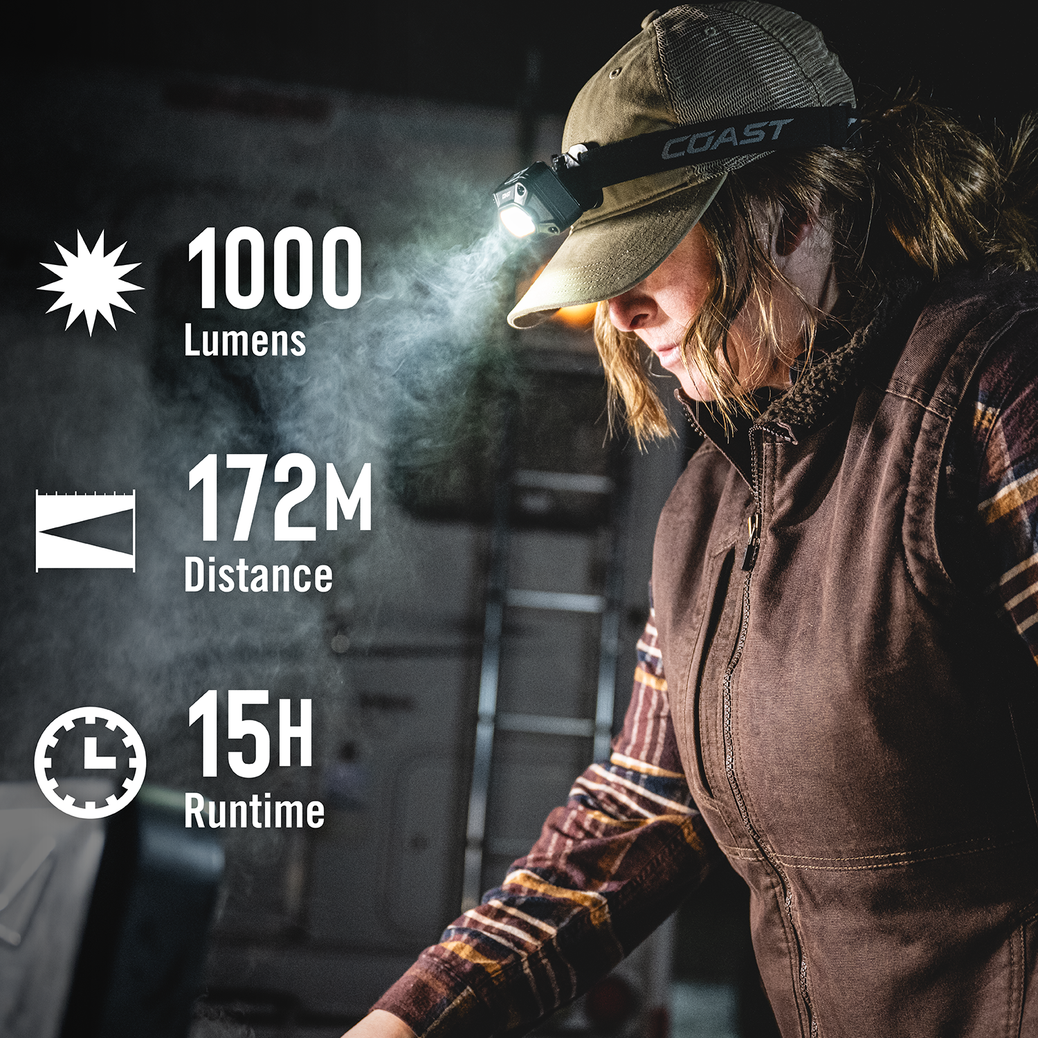 Coast FLX10R Rechargeable LED Headlamp 2-Pack photo 2