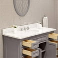 thumbnail image 3 of Water Creation Derby 48" Wood Single Bathroom Vanity in Cashmere Gray/Chrome, 3 of 5