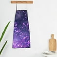 thumbnail image 5 of Fuzoiu Purple Bubble Abstract Art Print Waterproof Apron, Kitchen Apron for Women Men Chef, Apron for Christmas Dinner Party Cooking Baking Crafting House Cleaning Kitchen, 5 of 7
