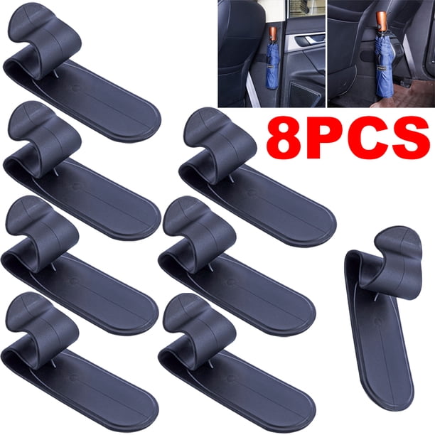 DQrwqpou Gancho Adhesivo para Paraguas Colgador Almacenamiento Clip para Asiento Coche