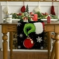 thumbnail image 4 of Smile Merry Christmas Table Runner Black, Seasonal Winter Xmas Holiday Kitchen Dining Table Decoration for Outdoor Home Party Decor 13 x 108 Inch, 4 of 7