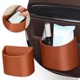thumbnail image 1 of BotaniNest Universal Door Cup Holder Trash Can Leakproof Trash Multifunctional Back Seat Organizer For Hold Phones Drinks, 1 of 7
