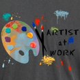 thumbnail image 3 of CafePress - Artist At Work T Shirt - Mens Comfort Colors Shirt, 3 of 5