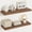 Walnut, variant on 12 Inch Deep Floating Shelves 24 inch Long, Thick Wall Shelves with Invisible Brackets, for Bedroom Bathroom Living Room Kitchen Office, Rustic Farmhouse Decor, 23.6x12x1.5 Set of 2, Oak