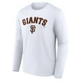 thumbnail image 2 of Men's White San Francisco Giants Team Lockup Long Sleeve T-Shirt, 2 of 3