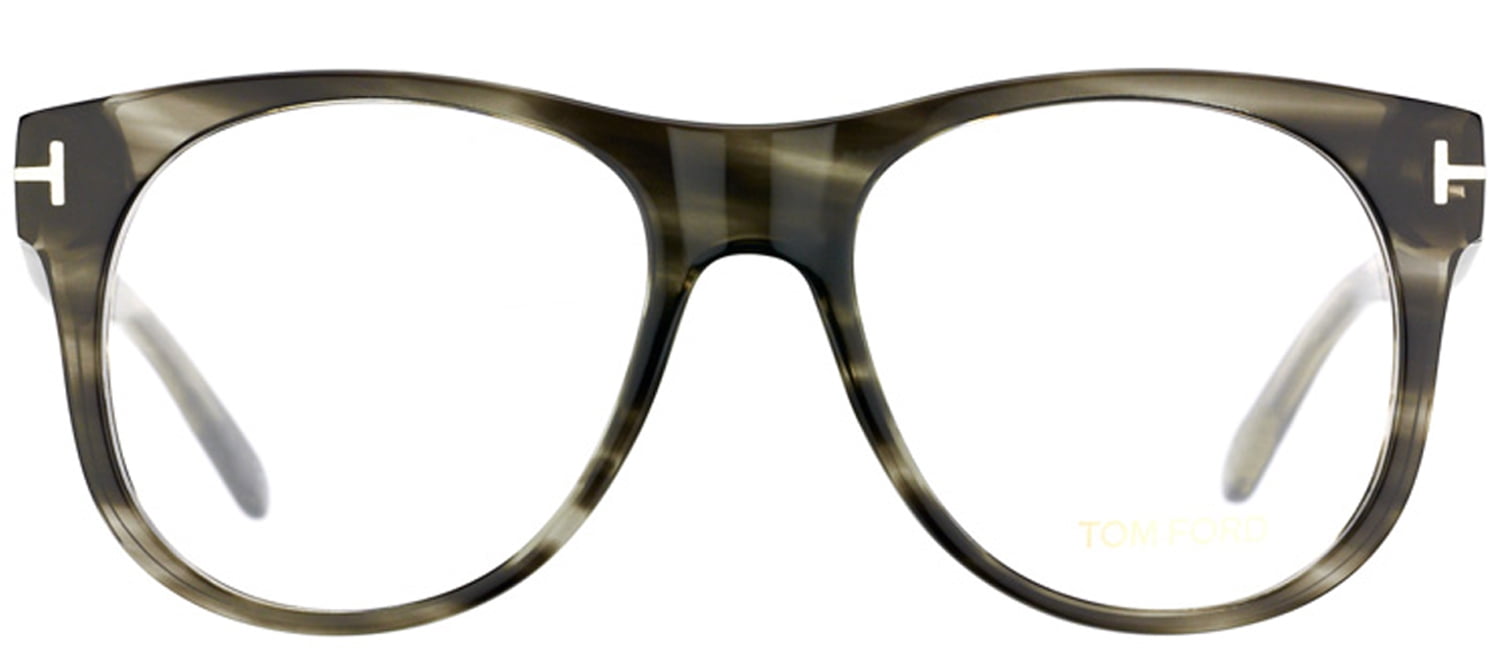 Tom Ford Oval Eyeglasses TF5314 020 Size: 55mm Striped Gray 5314 -  