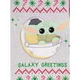 thumbnail image 3 of Star Wars Toddler Girls' Yoda Christmas Pajamas, 2 Piece Set, 3 of 3