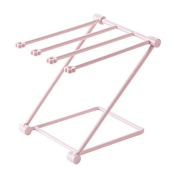 Rag Cloth Holder 4 Arms Folding Towel Drying Rack Folding Towel Drying Rack Washcloth Rack Washcloth Holder Foldable Hand Towel Holder Vertical Dish Cloth Storage Rack For