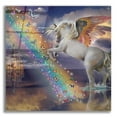 thumbnail image 1 of Epic Art 'Unicorn Pegasus Rainbow' by Enright, Acrylic Glass Wall Art, 36"x36", 1 of 8
